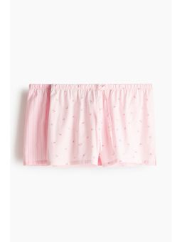 H&M - Women Pink 2-pack pyjama shorts
