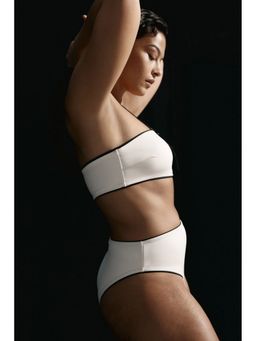 H&M - Women White High Waist Bikini bottoms