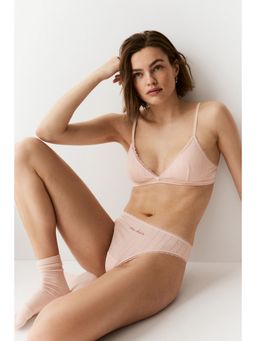 H&M - Women Pink 2-pack pointelle thong briefs