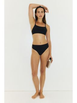 H&M - Women Black Sports Brazilian bikini bottoms with Lycra®