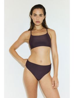 H&M - Women Purple Sports Brazilian bikini bottoms with Lycra®