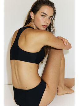 H&M - Women Black Sports bikini top with Lycra® Xtra Life