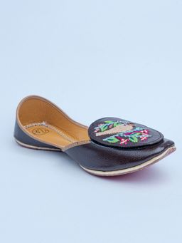 NR by Nidhi Rathi - Embellished Brown Loafers
