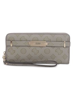 Guess - Bea Slg Large Zip Around Beige Wallets