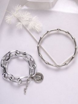 Joker and Witch - Joker & Witch Chain Link Set of 2 Bracelet