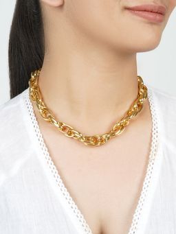 Joker and Witch - Joker & Witch Anais Golden Twisted Chunky Necklace