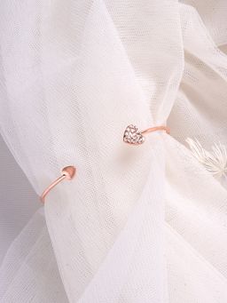 Joker and Witch - Joker & Witch Rose Gold Heart Bracelet