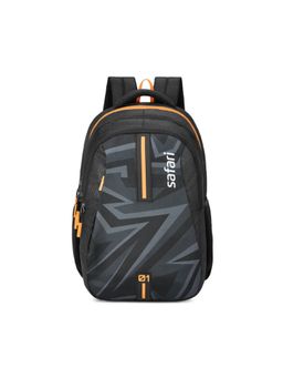 Safari - Triplex 6 Black 37L Casual Backpack with 3 Compartments-Large