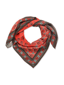 Soup by Sougat Paul - Red Color Printed Stole