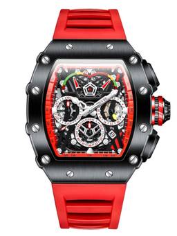 Giordano - Multifunction Tonneau Dial Day Date 24H Sub-Dial Watch - GZ-50120-04 (M)