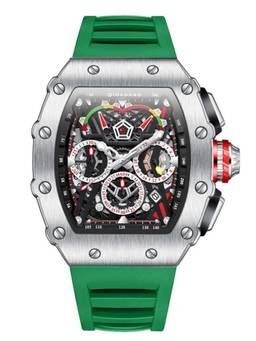 Giordano - Multifunction Tonneau Dial Day Date 24H Sub-Dial Watch - GZ-50120-06 (M)