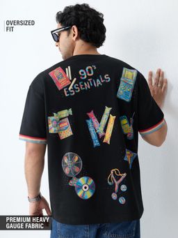 The Souled Store - Flashback Fits: 90's Essentials Mens Oversized T-Shirt