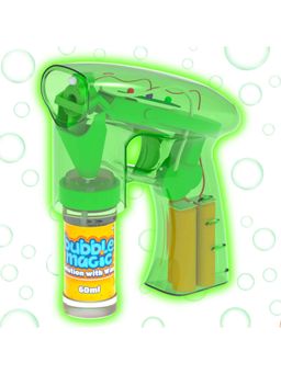 Bubble Magic - Green Light Up Electronic Bubble Blaster (3-4 Years)