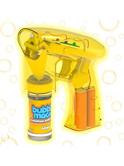 Bubble Magic - Yellow Light Up Electronic Bubble Blaster (3-4 Years)
