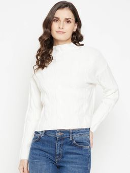 CAMLA - Off White Sweater for Women (M)