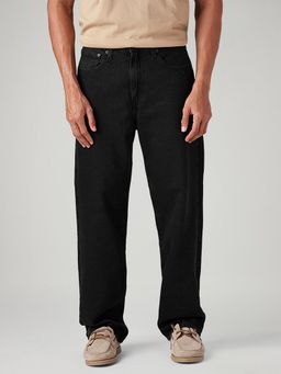 Levi's - Men 568 Black Loose Fit Mid Rise Jeans