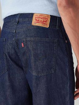 Levi's - Men 578 Dark-Blue Baggy Boyfriend Fit Mid Rise Jeans