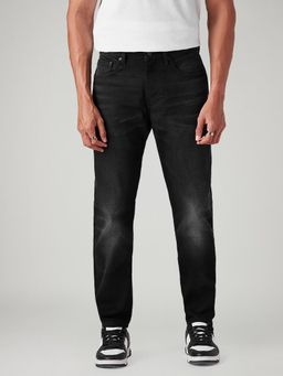 Levi's - Men 512 Black Slim Tapered Fit Mid Rise Selvedge Jeans
