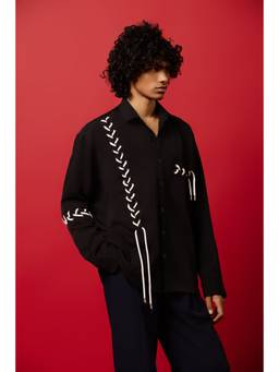 ORE OFE - Black Seoul Strings Black Shirt