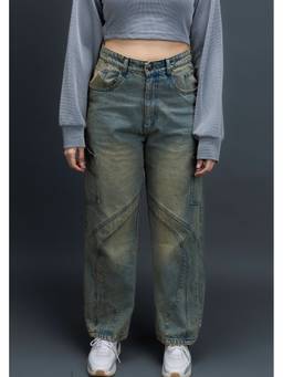 ORE OFE - Ash and Ice Blue Vintage Denim Jeans