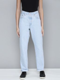 Levi's - Womens 501 Original Fit Sky Blue Jeans