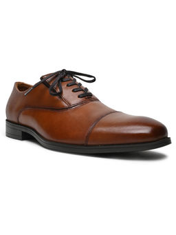 Aldo - Men Cognac Tan Dress Lace Up Formal Oxfords