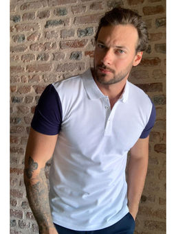 Trendyol - Man White Polo T-Shirt