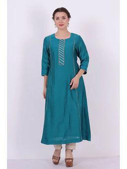 Saatvikei - Kaavya - Turquoise Kurta