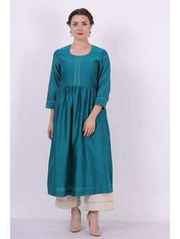 Saatvikei - Padma - Turquoise Kurta