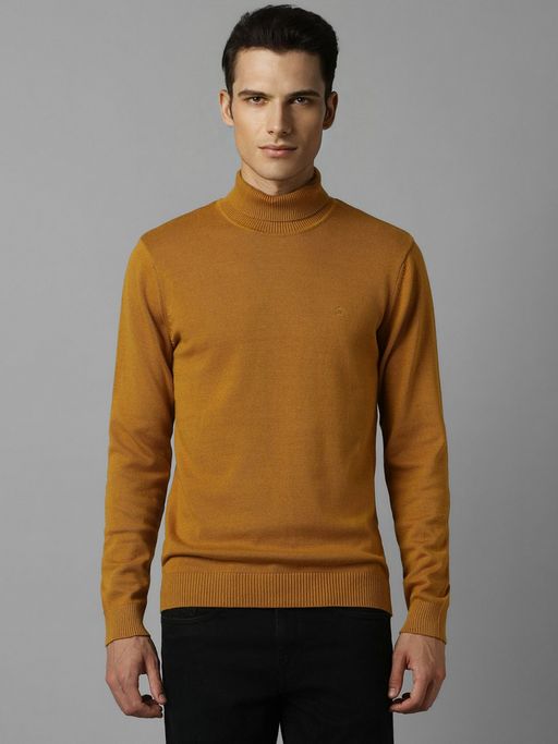 High Neck Jumper Mens Mustard Roll Neck Mustard Roll Neck Jumper