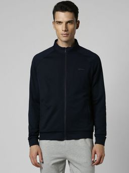 Van Heusen - Men Navy Print Casual Jacket