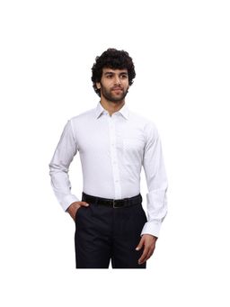 Raymond - Slim Fit Printed Blue Shirt