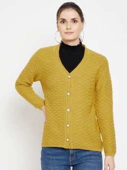 Madame - Mustard Cardigans for Women