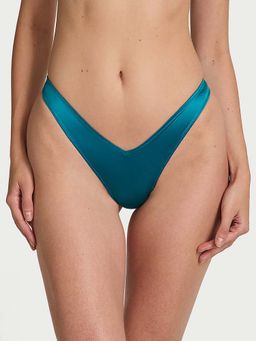 Victoria's Secret - Green Smooth Strappy-Back High-Leg Panty