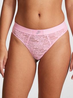 Victoria's Secret - Pink Wink Logo High-Leg Brazilian Panty