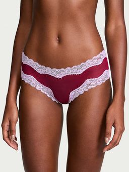 Victoria's Secret - Red Tease Mesh Lace-Trim Cheeky Panty