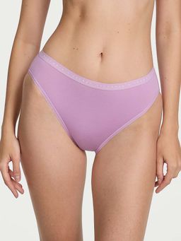 Victoria's Secret - Purple Stretch Cotton High-Leg Panty