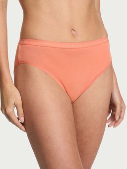 Victoria's Secret - Orange Stretch Cotton High-Leg Panty
