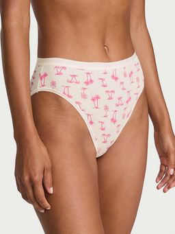 Victoria's Secret - White Stretch Cotton High-Leg Panty