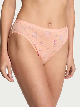 Victoria's Secret - Peach Stretch Cotton High-Leg Panty