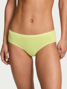 Victoria's Secret - Green Solid Stretch Cotton Panty
