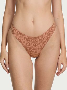 Victoria's Secret - Brown Stretch Cotton High-Leg Scoop Panty