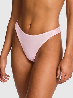 Victoria's Secret - Pink Logo Cotton Shine High-Leg Bikini Panty