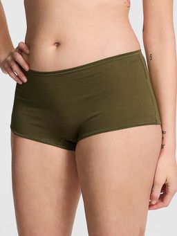 Victoria's Secret - Green Cotton Solid Panty