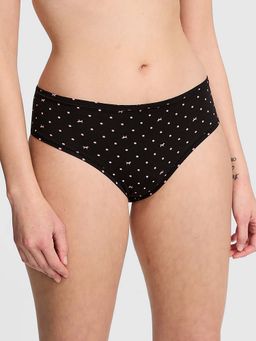 Victoria's Secret - Black Cotton Printed Panty