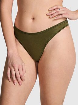 Victoria's Secret - Green Cotton Solid Panty