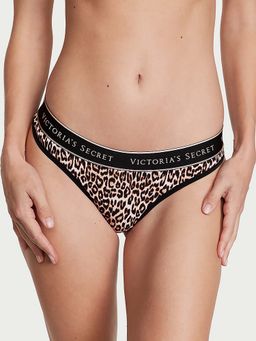 Victoria's Secret - Brown Logo Cotton Panty