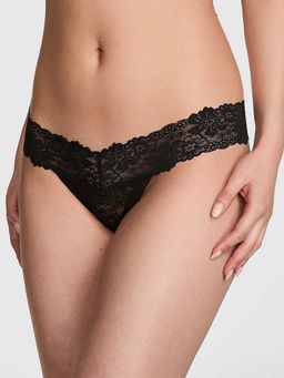Victoria's Secret - Black Wink Lace Bikini Panty