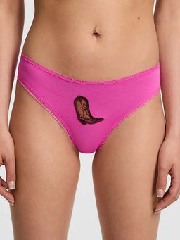 Victoria's Secret - Pink Cotton Cheeky Panty