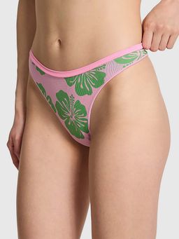 Victoria's Secret - Pink Seamless High-Leg Thong Panty